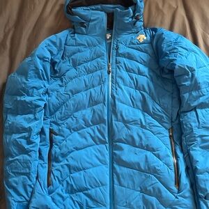 Descente Blue Puffer Jacket